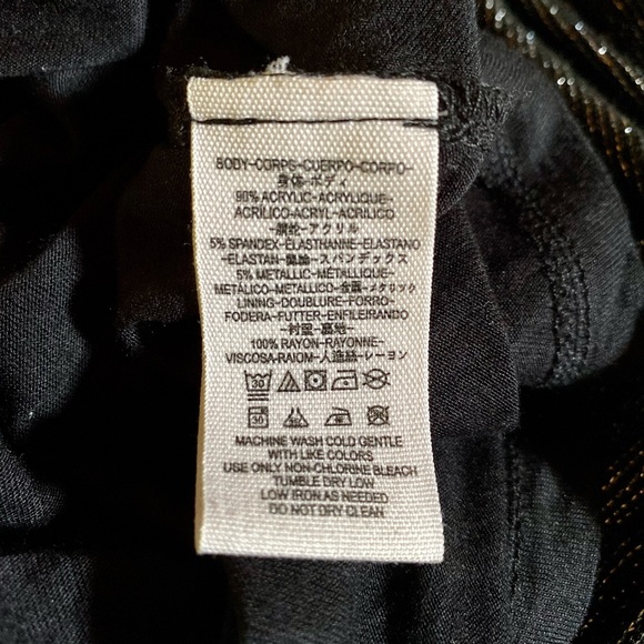 🔥Free People "Dance of the night" Black Shimmer Halter Dress🔥 - Picture 7 of 11